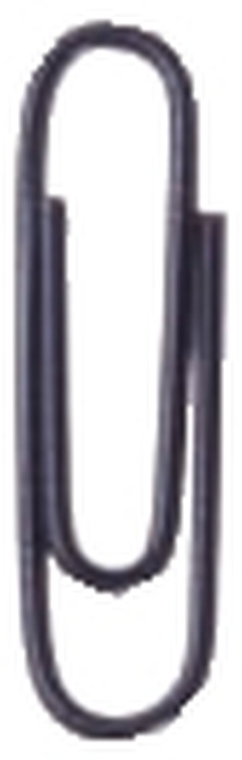 Briefklammern - Metall, kunststoffüberzogen, 26 mm, schwarz, 1000 Stück Briefklammern - Metall, kunststoffüberzogen, 26 mm, schwarz, 1000 Stück