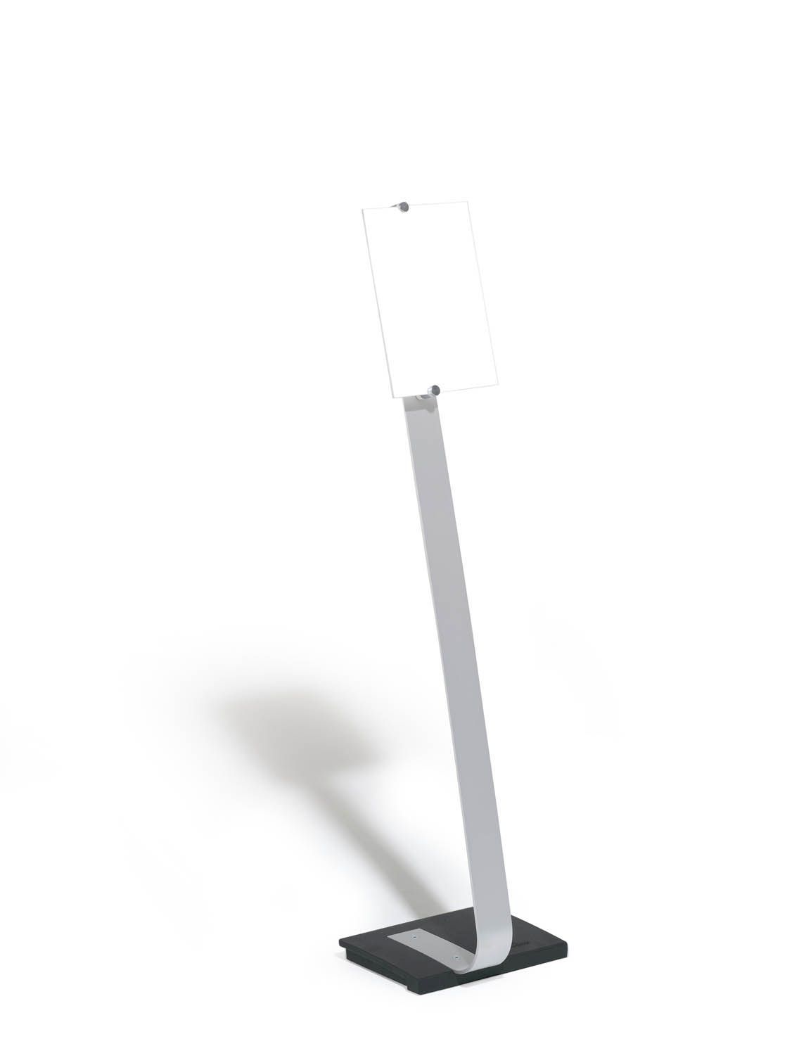 Präsentationsständer CRYSTAL SIGN STAND A4, DIN A4, metallic silber Präsentationsständer CRYSTAL SIGN STAND A4, DIN A4, metallic silber