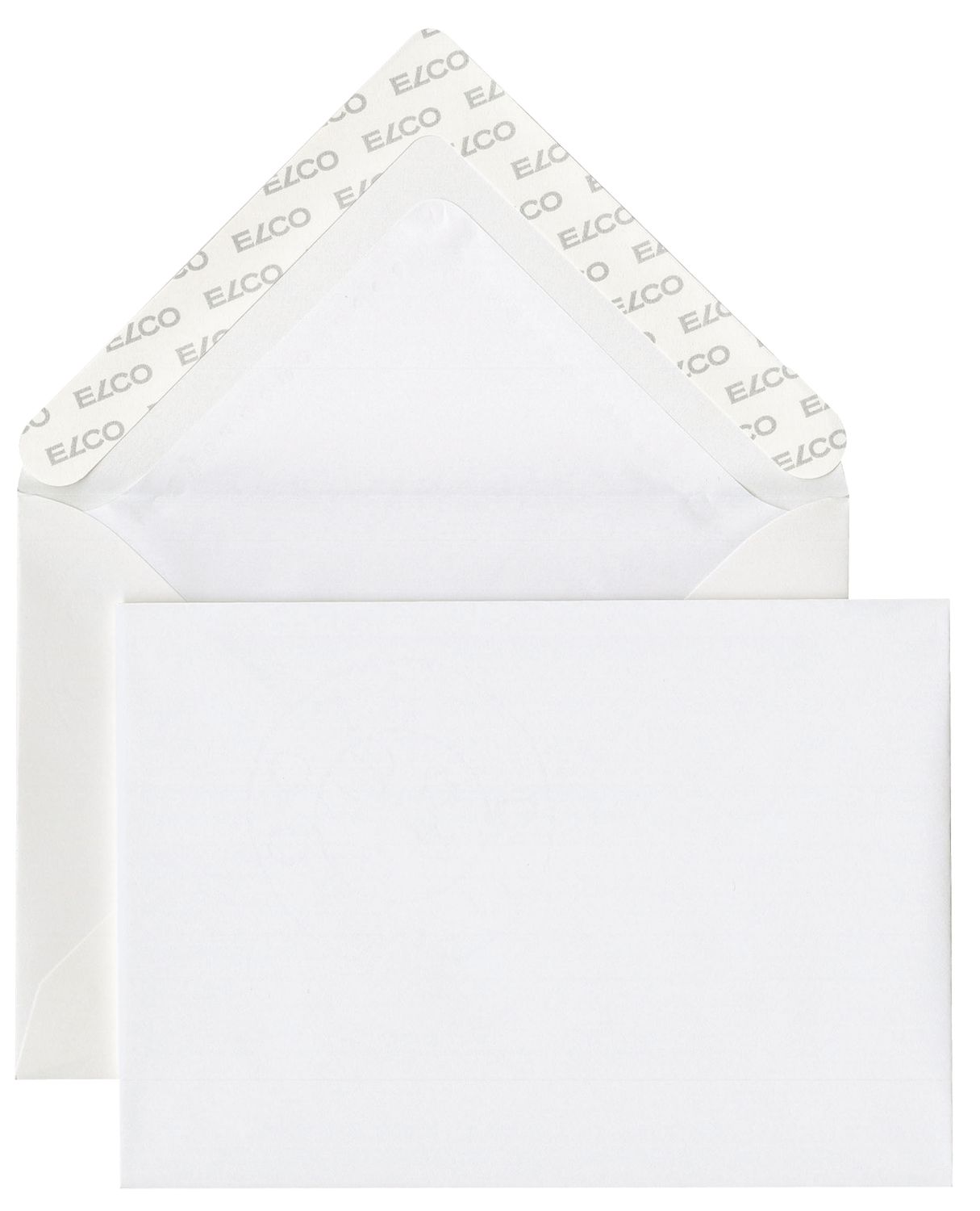 Briefumschlag Prestige Elco 73127.12, C6, 25 Stück, weiß, mit Wasserzeichen, haftklebend