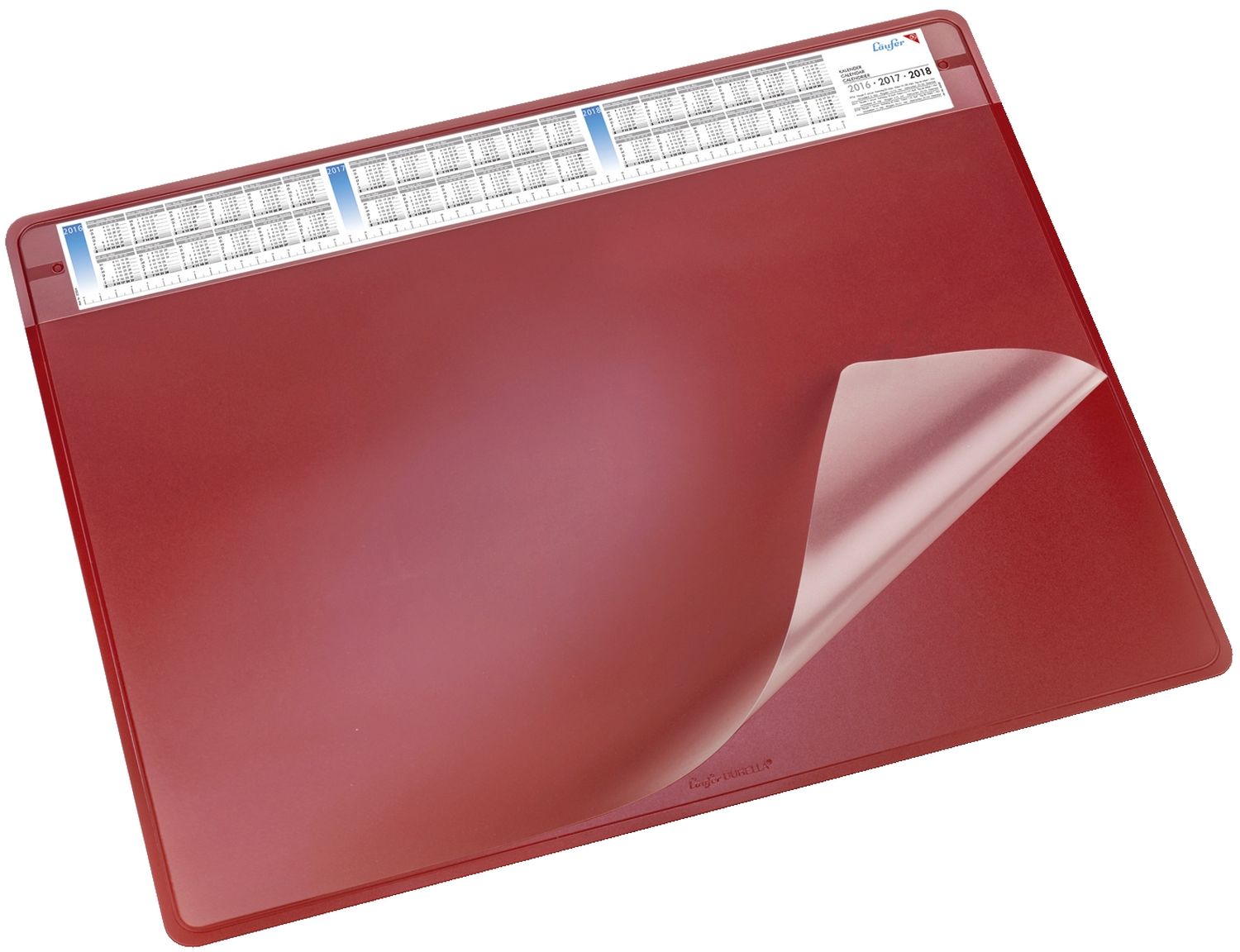 Schreibunterlage DURELLA soft - 65 x 50 cm, rot Schreibunterlage DURELLA soft - 65 x 50 cm, rot