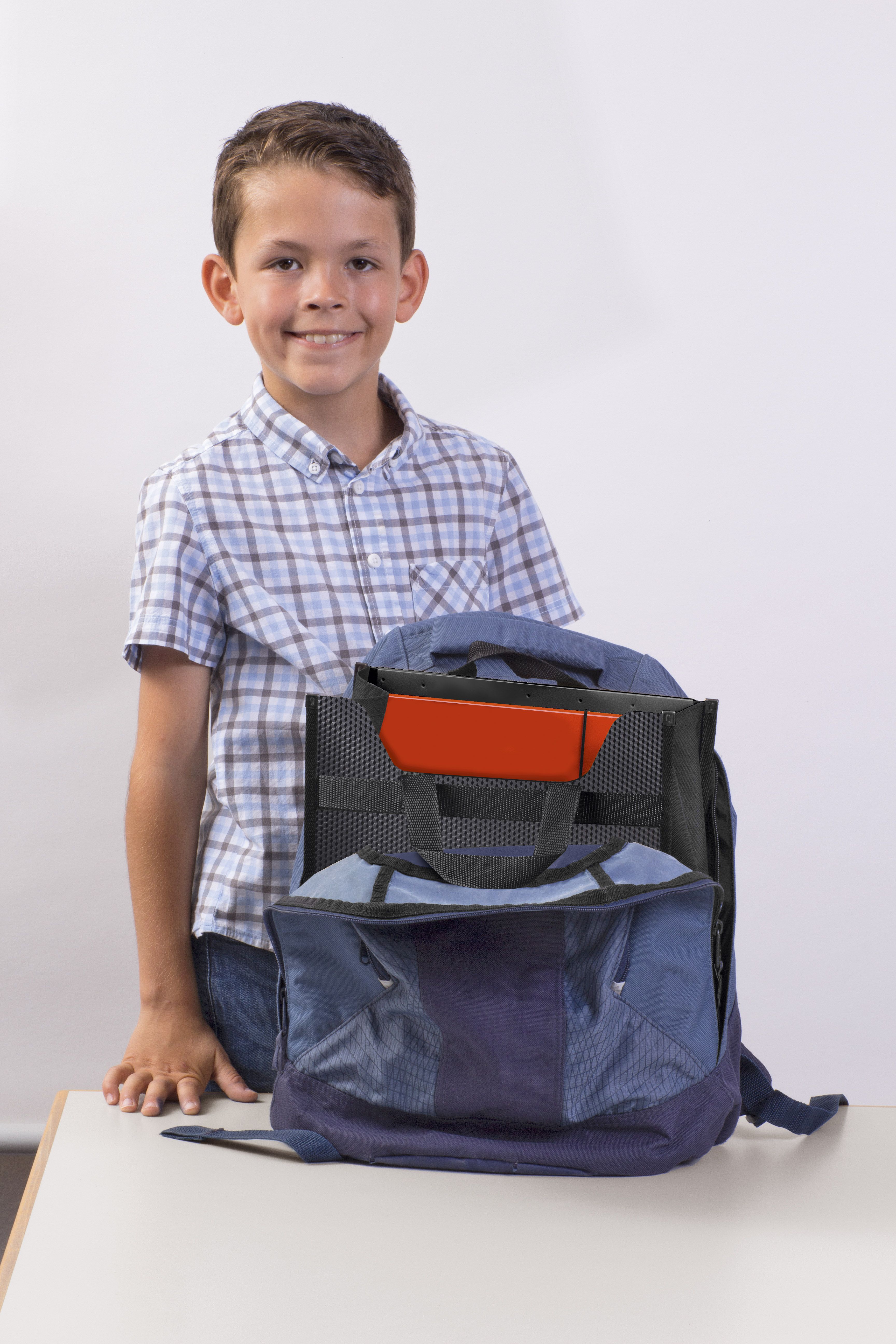 Rucksackeinsatz VELOBAG® XXL, PP, A4, schwarz Rucksackeinsatz VELOBAG® XXL, PP, A4, schwarz