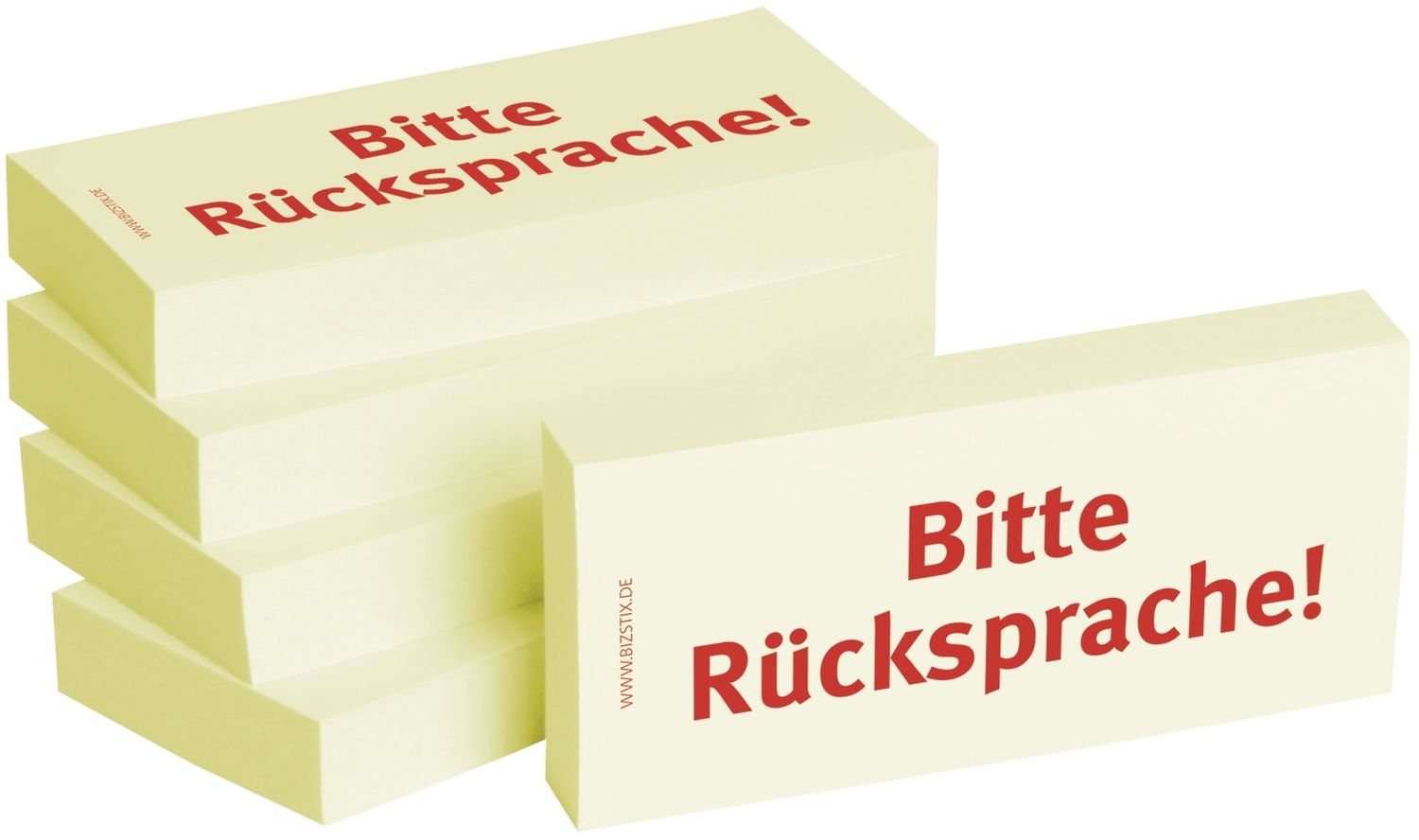 Haftnotizen "Bitte Rücksprache" - 75 x 35 mm, 5x 100 Blatt Haftnotizen "Bitte Rücksprache" - 75 x 35 mm, 5x 100 Blatt