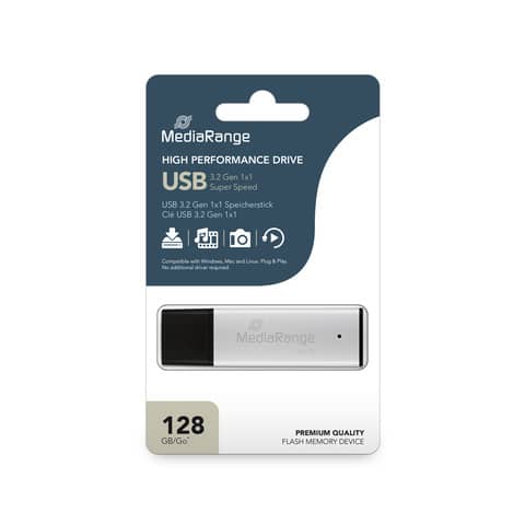 USB-Stick Media Range MR1902 High Performance, 128 GB, bis zu 200 MB/s, USB 3.0