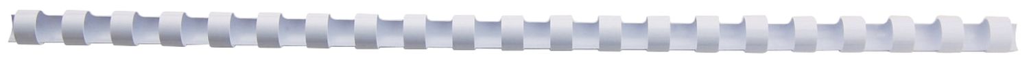 Spiralbinderücken Plastik - A4, 12 mm/95 Blatt, weiß, 100 Stück Spiralbinderücken Plastik - A4, 12 mm/95 Blatt, weiß, 100 Stück