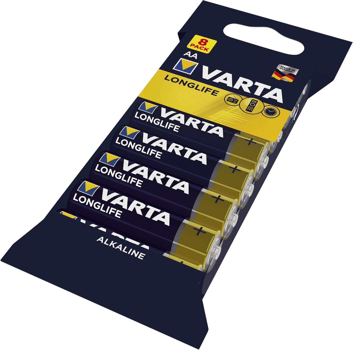 Batterien LONGLIFE - Mignon/LR06/AA, 1,5 V, 8er Pack Batterien LONGLIFE - Mignon/LR06/AA, 1,5 V, 8er Pack