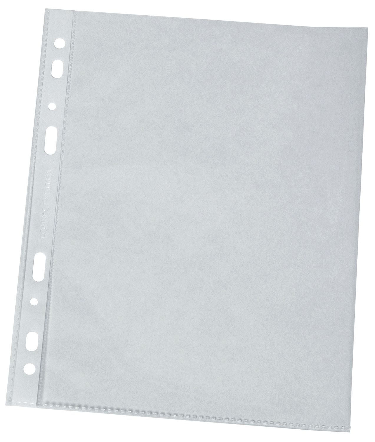 Prospekthüllen mit Lochrandverstärkung - oben offen, glasklar, 0,08 mm, A4, 100 Stück Prospekthüllen mit Lochrandverstärkung - oben offen, glasklar, 0,08 mm, A4, 100 Stück