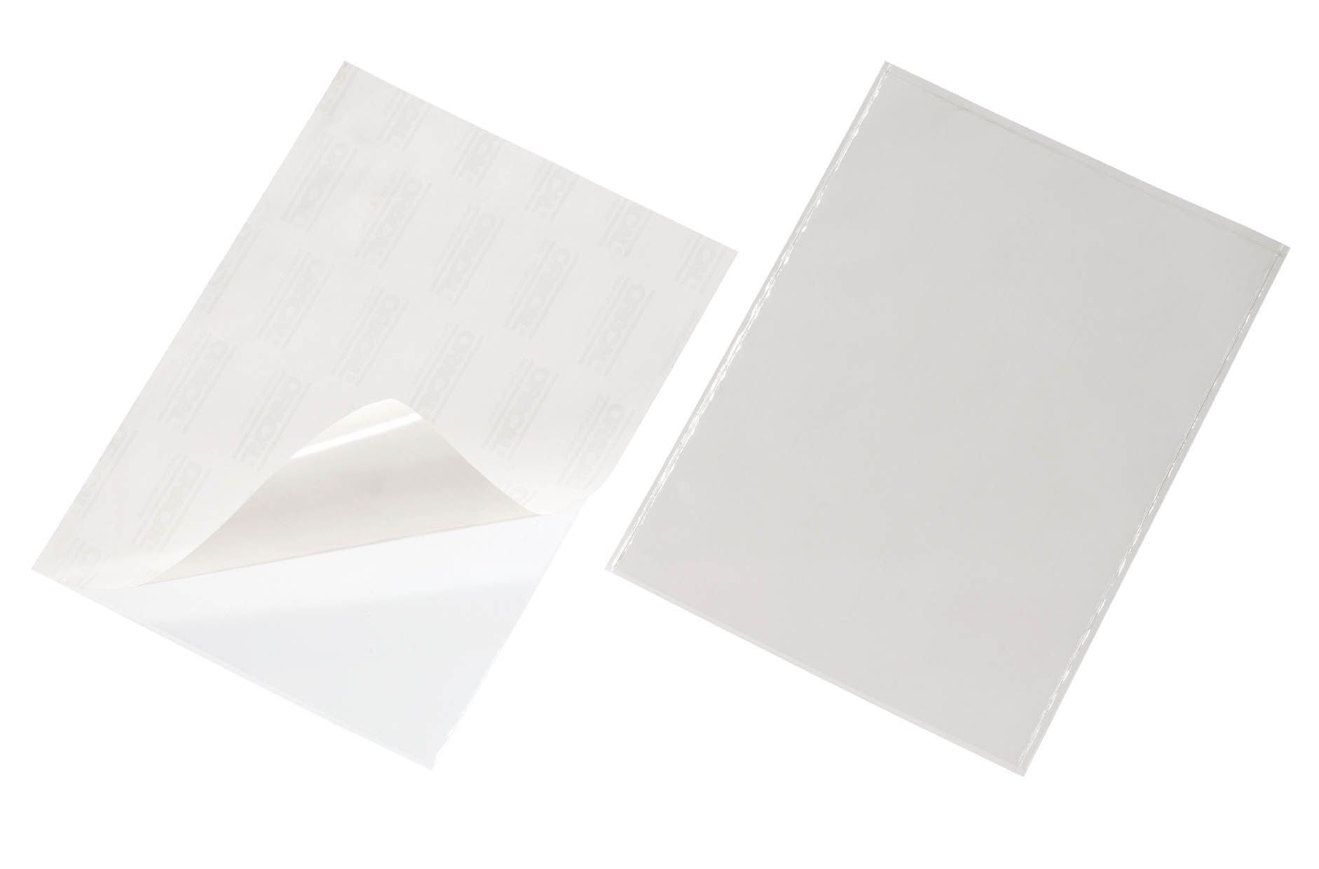 Selbstklebetasche POCKETFIX® - 210x297 mm, oben offen, transparent, 25 Stück Selbstklebetasche POCKETFIX® - 210x297 mm, oben offen, transparent, 25 Stück
