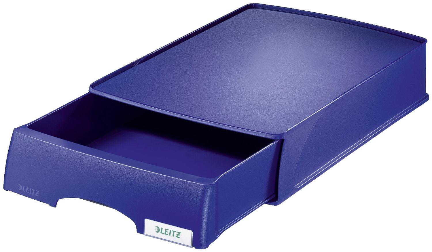 Briefablage Leitz plus 5210-00-35 mit Schublade, DIN A4, Polystyrol, blau Briefablage Leitz plus 5210-00-35 mit Schublade, DIN A4, Polystyrol, blau