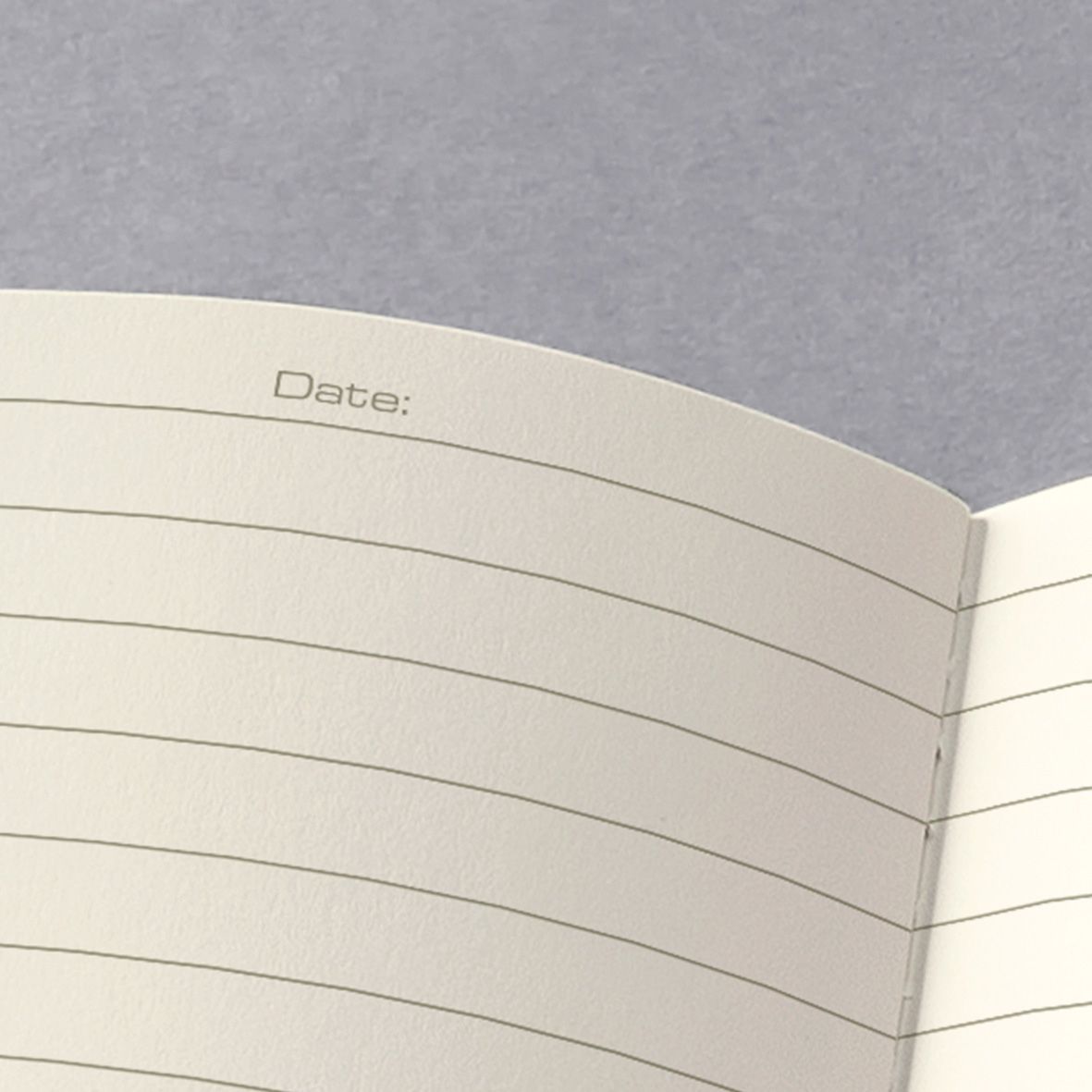 Notizheft Conceptum - ca. A4, liniert, 32 Blatt, schwarz