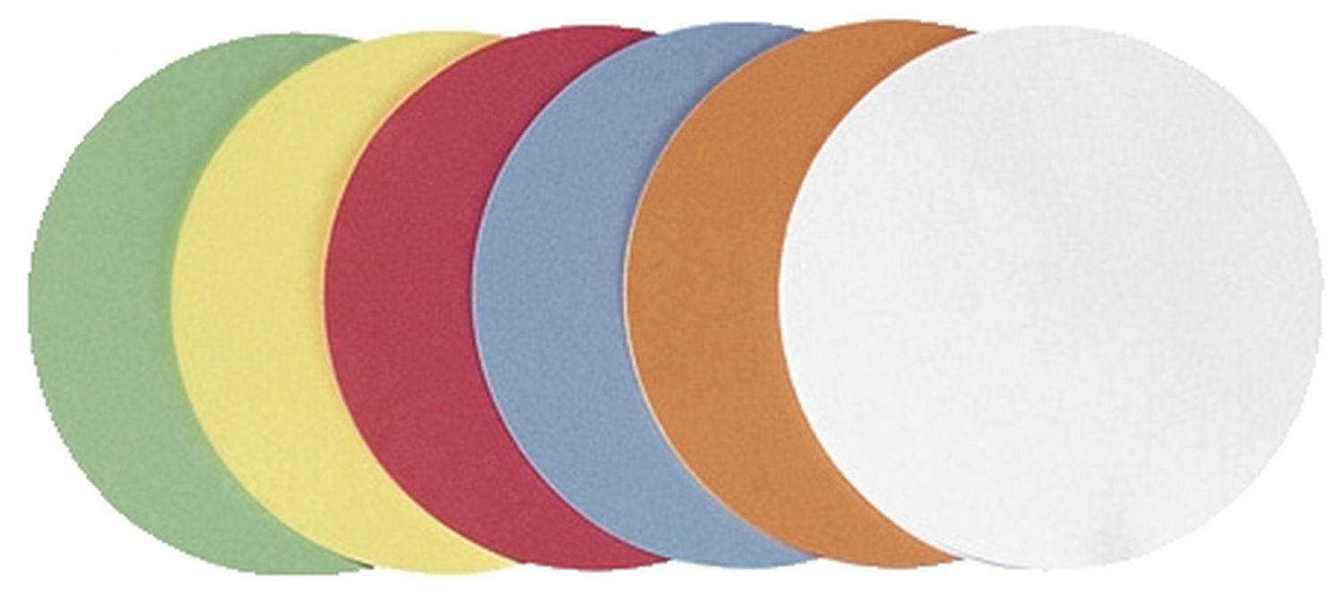 selbstklebende Moderationskarte - Kreis groß, 195 mm, sortiert, 300 Stück selbstklebende Moderationskarte - Kreis groß, 195 mm, sortiert, 300 Stück