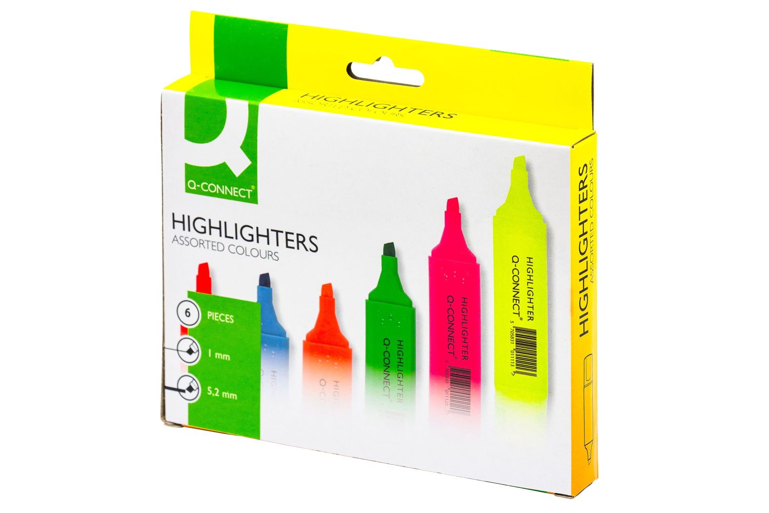 Textmarker - ca. 2 - 5 mm, 6-er Pack