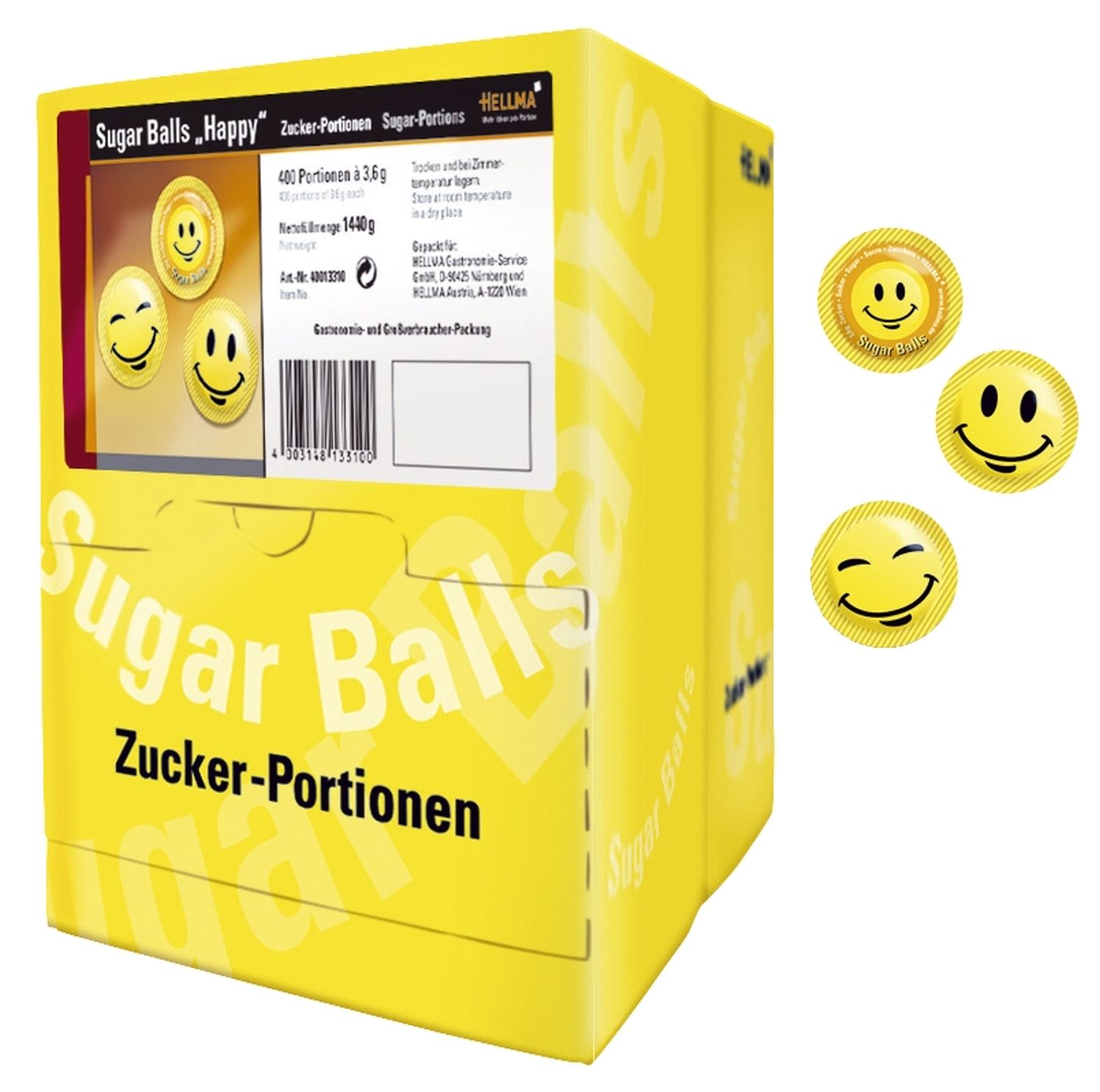 Zuckerportionen - Sugar Balls Happy Zuckerportionen - Sugar Balls Happy