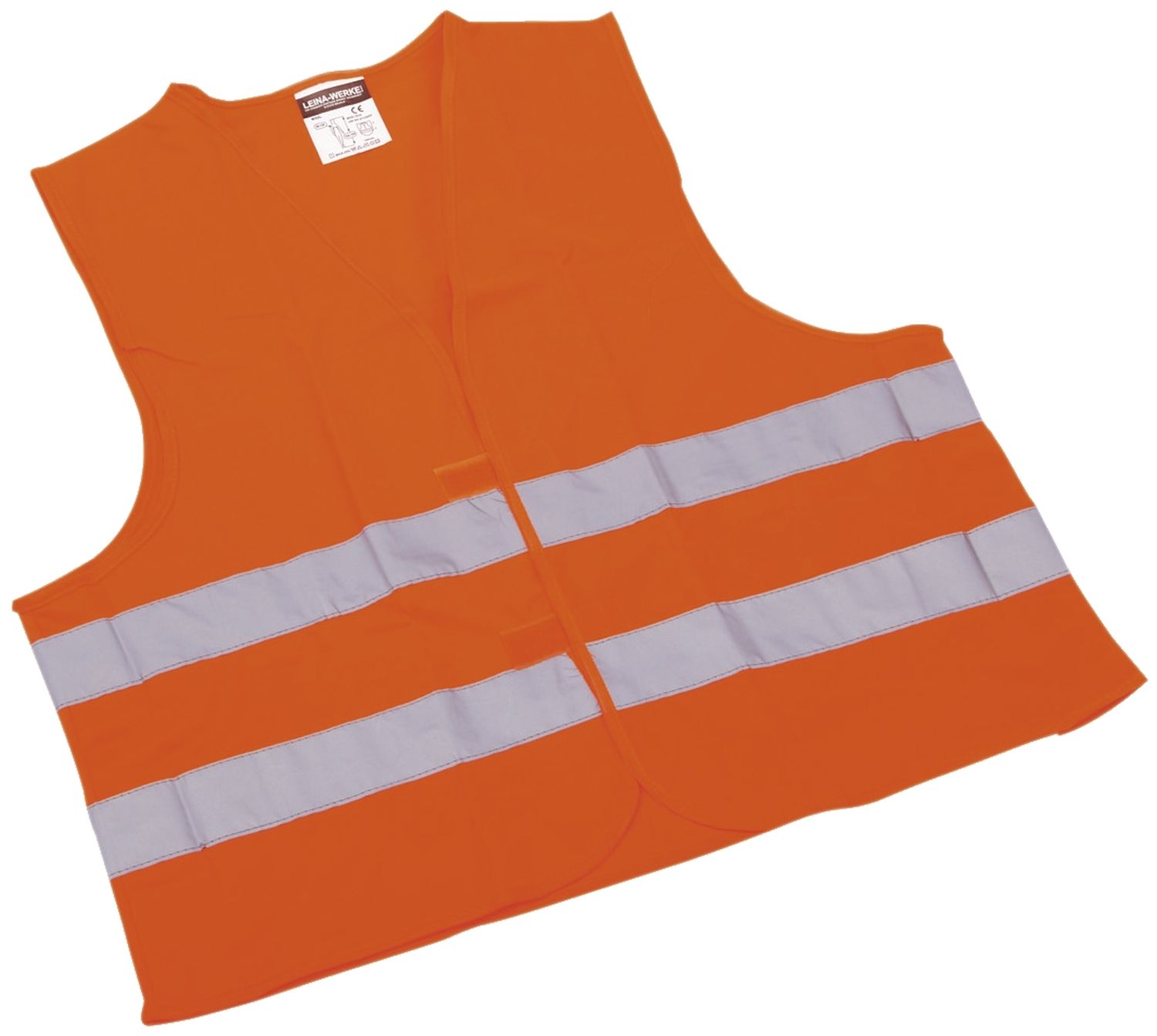 Warnwesten Leina-Werke 13100 mit Klettverschluß, orange Warnwesten Leina-Werke 13100 mit Klettverschluß, orange