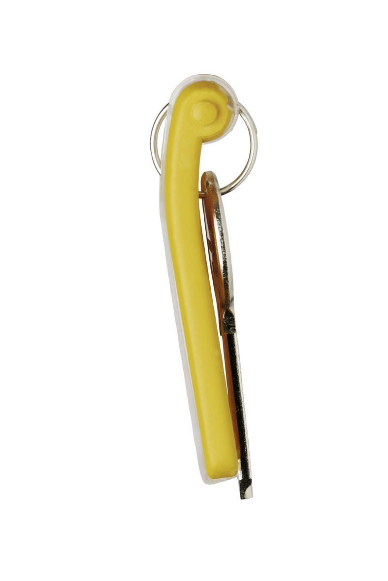 Schlüsselanhänger KEY CLIP - gelb - Beutel mit 6 Stück Schlüsselanhänger KEY CLIP - gelb - Beutel mit 6 Stück