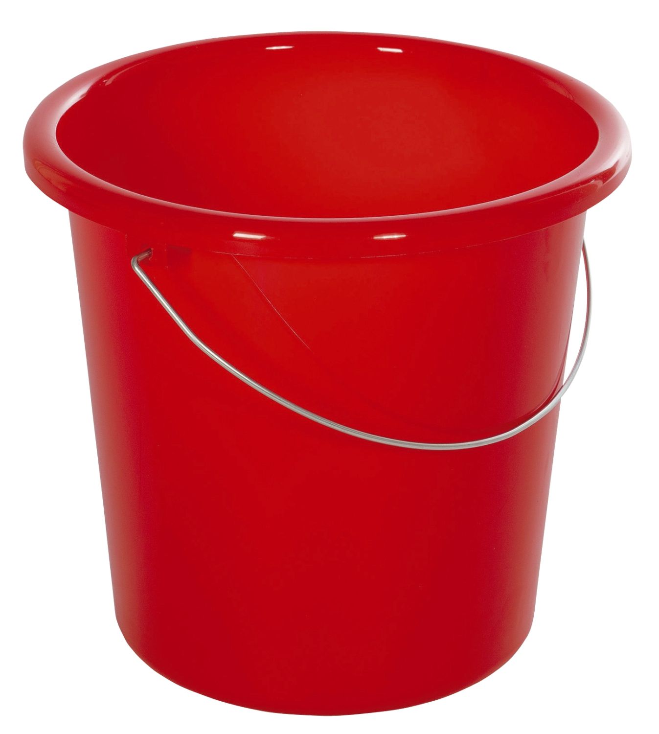 Eimer - Plastik, rund, 10 Liter, rot Eimer - Plastik, rund, 10 Liter, rot