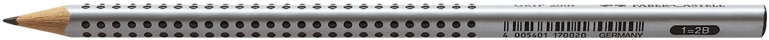 Bleistift GRIP 2001 - 2B, silbergrau Bleistift GRIP 2001 - 2B, silbergrau