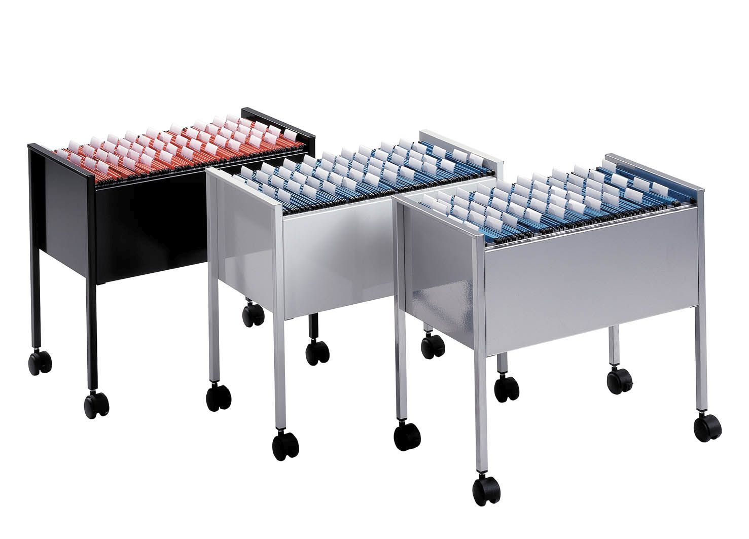 Hängemappenwagen Durable Economy 80 3095 10 für 80 Mappen A4, grau Hängemappenwagen Durable Economy 80 3095 10 für 80 Mappen A4, grau