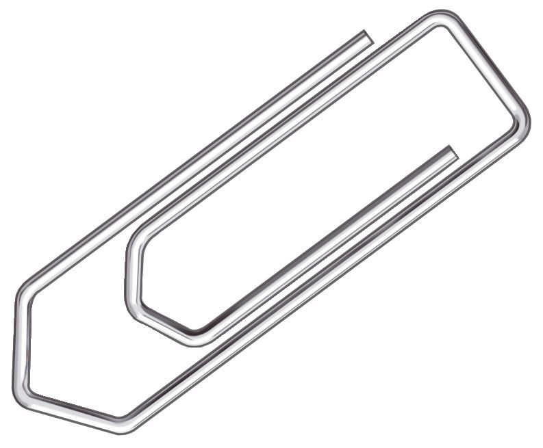 Briefklammer, Metall, 26 mm, verzinkt, Schachtel mit 100 Stück Briefklammer, Metall, 26 mm, verzinkt, Schachtel mit 100 Stück