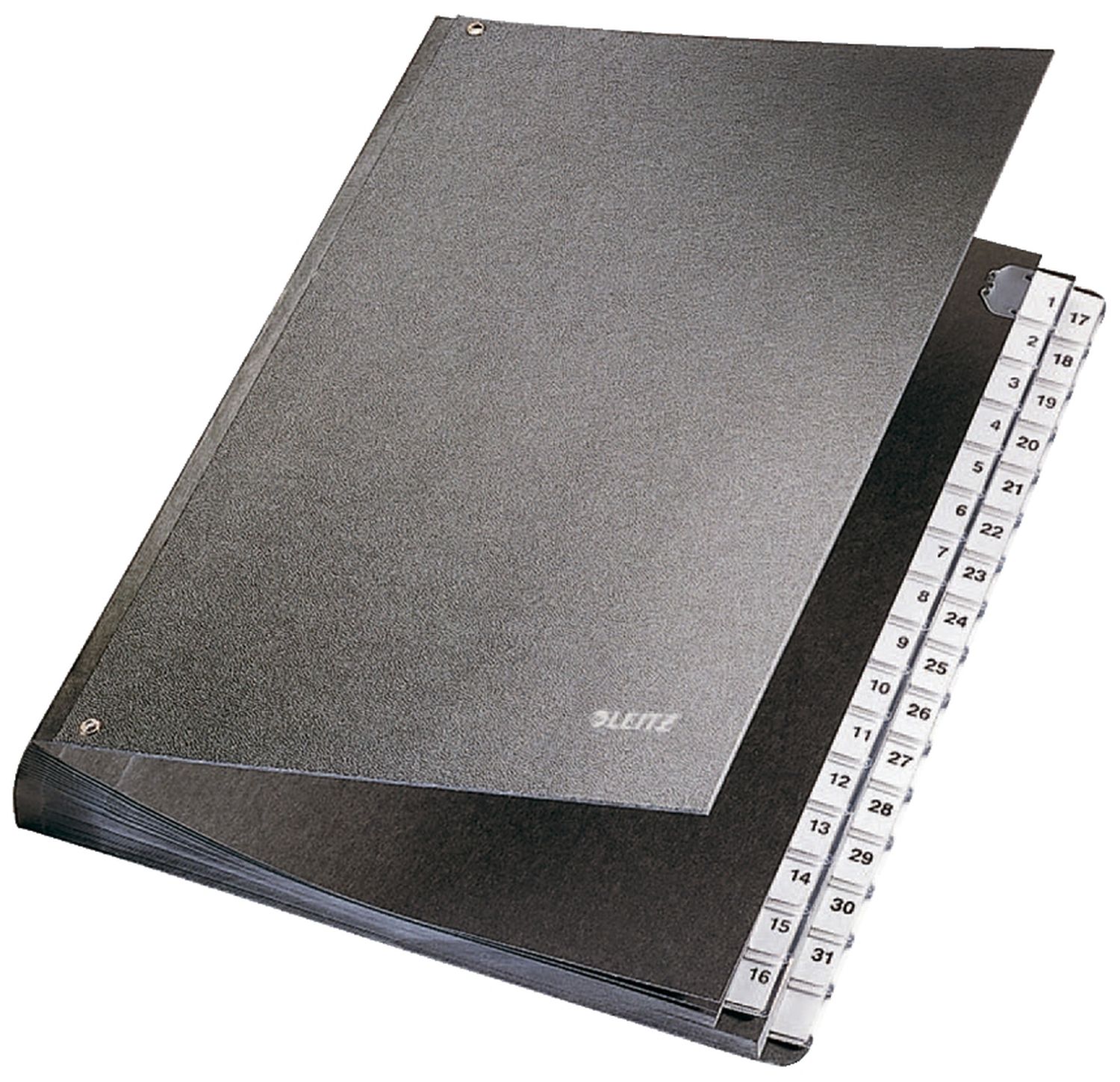 5831 Pultordner 1-31 - 32 Fächer, Hartpappe, schwarz 5831 Pultordner 1-31 - 32 Fächer, Hartpappe, schwarz