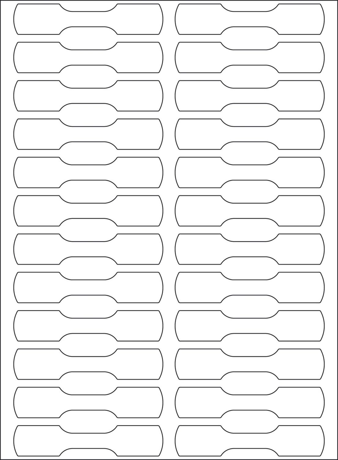 2510 Ringetiketten - weiß, 10x49 mm, Halbkarton, matt, 600 Stück 2510 Ringetiketten - weiß, 10x49 mm, Halbkarton, matt, 600 Stück