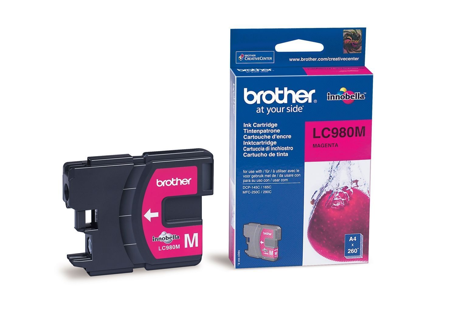 Original Brother Tintenpatrone magenta (LC-980M)