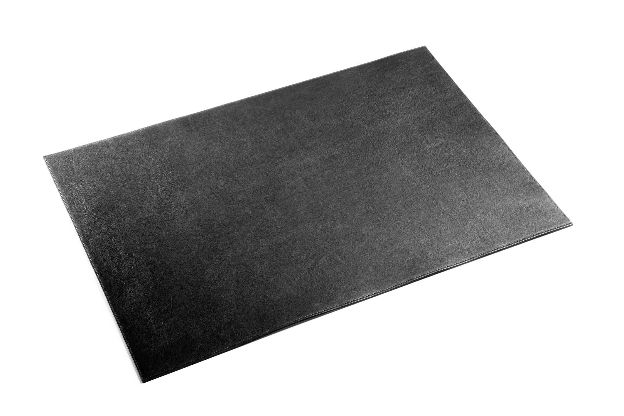 Schreibunterlage, feines soft genarbtes Leder, 650 x 450 mm, schwarz Schreibunterlage, feines soft genarbtes Leder, 650 x 450 mm, schwarz