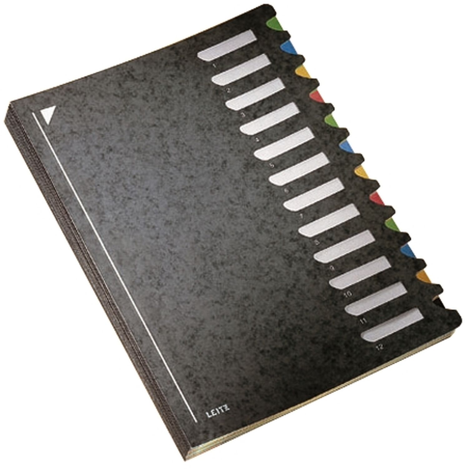 5912 Deskorganizer Color 1-12 - 12 Fächer, Pendarec-Karton (RC), schwarz 5912 Deskorganizer Color 1-12 - 12 Fächer, Pendarec-Karton (RC), schwarz