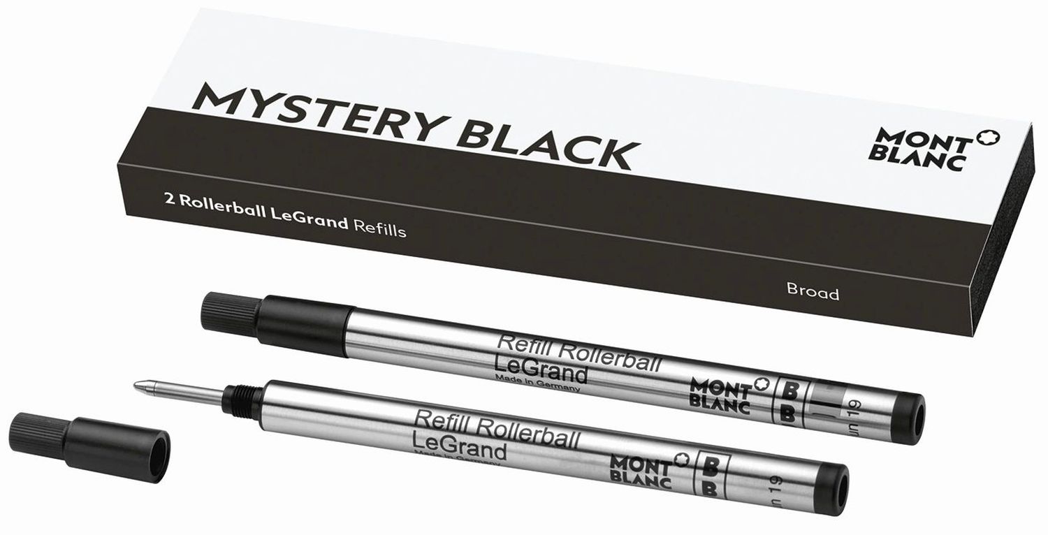 Tintenrollermine LeGrand - B, 2 Stück, mystery black