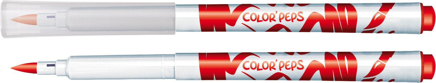 Pinselfilzstift Color'Peps Brush - farbig sortiert, 10 Stück in Blisterschachtel Pinselfilzstift Color'Peps Brush - farbig sortiert, 10 Stück in Blisterschachtel