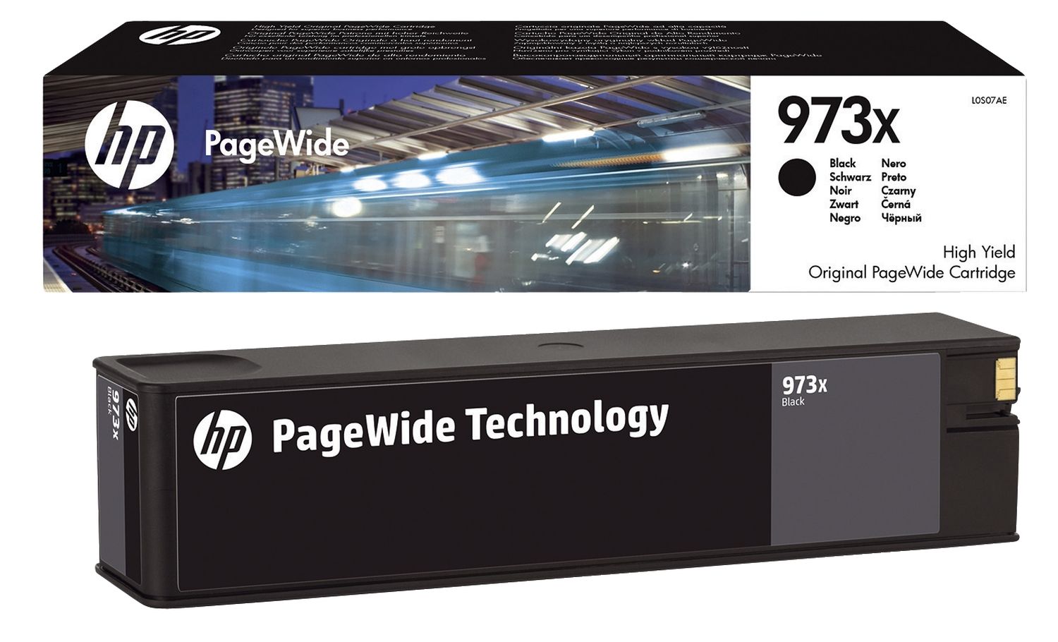 Original HP Tintenpatrone schwarz (L0S07AE,973X,973XBK,973XBLACK,NO973X,NO973XBK,NO973XBLACK)
