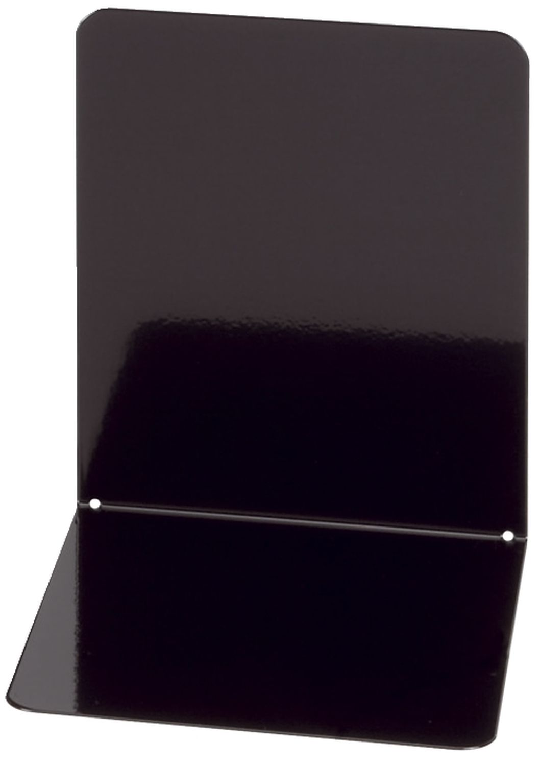 Buchstützen aus Metall, breit, 120 x 140 x 140 mm, schwarz, Pack mit 2 Stück Buchstützen aus Metall, breit, 120 x 140 x 140 mm, schwarz, Pack mit 2 Stück