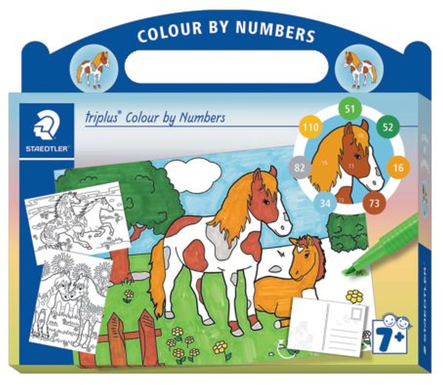 triplus® colour Malset "Malen nach Zahlen" Horses triplus® colour Malset "Malen nach Zahlen" Horses