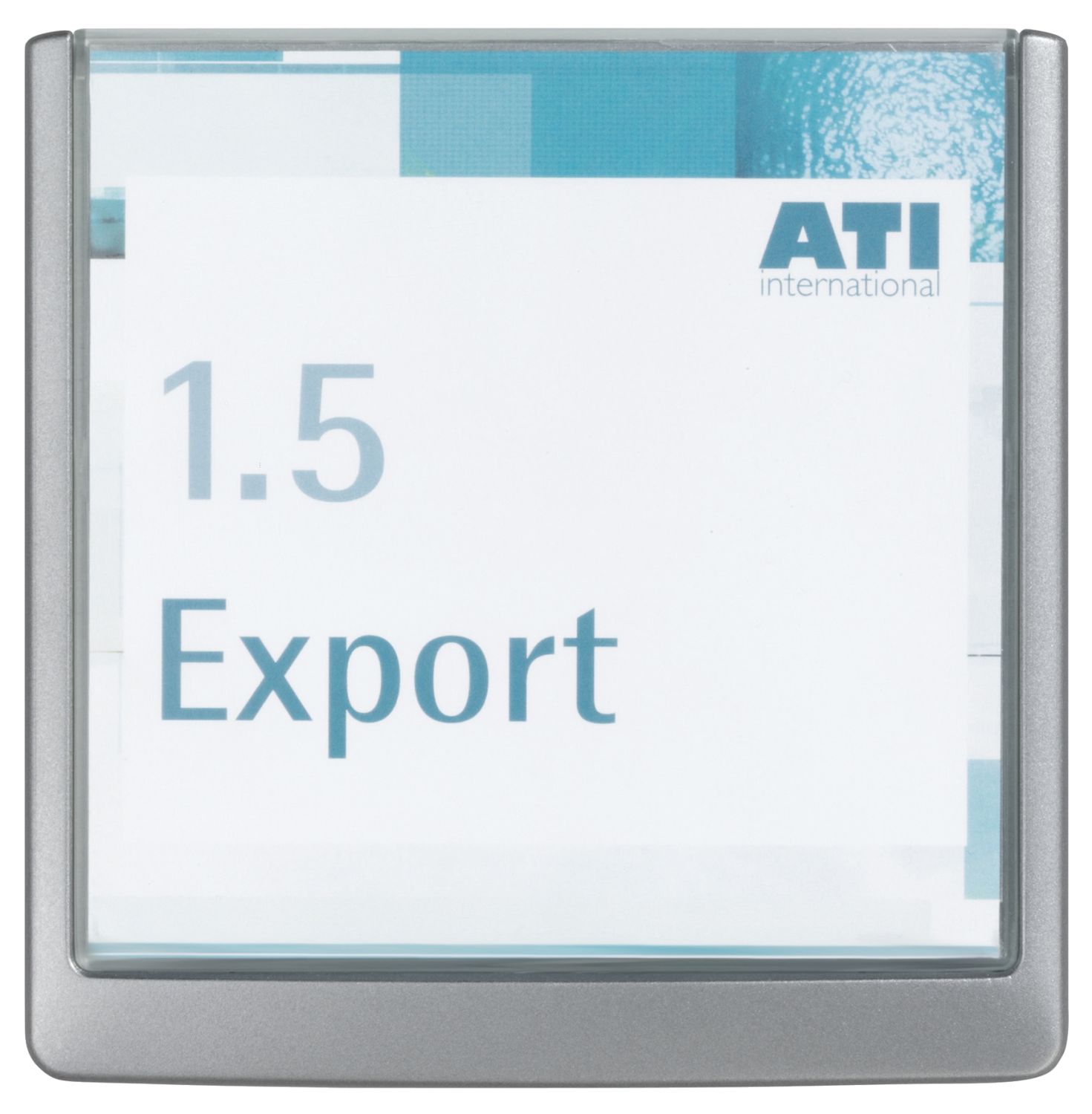 Türschild CLICK SIGN, Alu, 149 x 148,5 mm, Transparent Türschild CLICK SIGN, Alu, 149 x 148,5 mm, Transparent