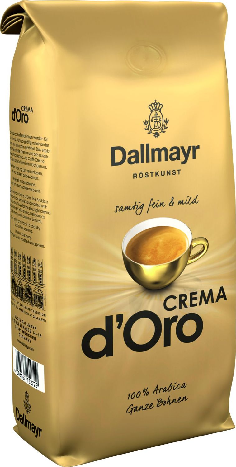 Kaffee Crema d´Oro - fein und Mild, 100% Arabica, 1.000 g