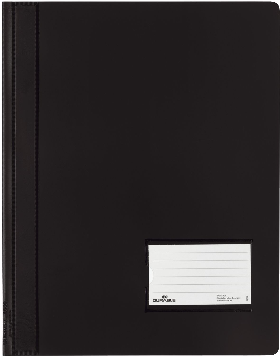 Schnellhefter DURALUX® - A4 überbreit, transluzente Folie, schwarz Schnellhefter DURALUX® - A4 überbreit, transluzente Folie, schwarz