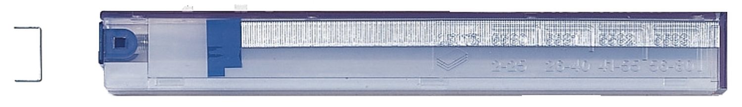 5591 Heftklammern K6 - Einweg-Kassette, 5x210 Stück, blau 5591 Heftklammern K6 - Einweg-Kassette, 5x210 Stück, blau