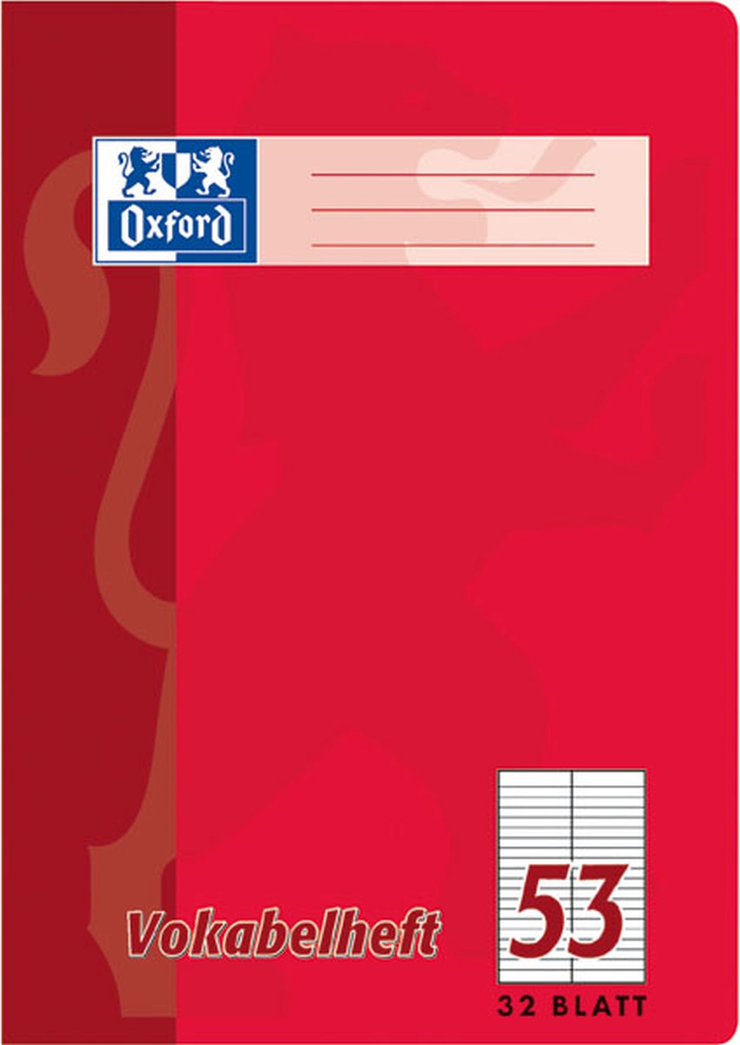 Vokabelheft LIN53 - A4, 32 Blatt, liniert Vokabelheft LIN53 - A4, 32 Blatt, liniert