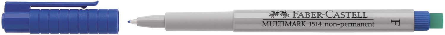 CD-Marker MULTIMARK - non-permanent, F, blau