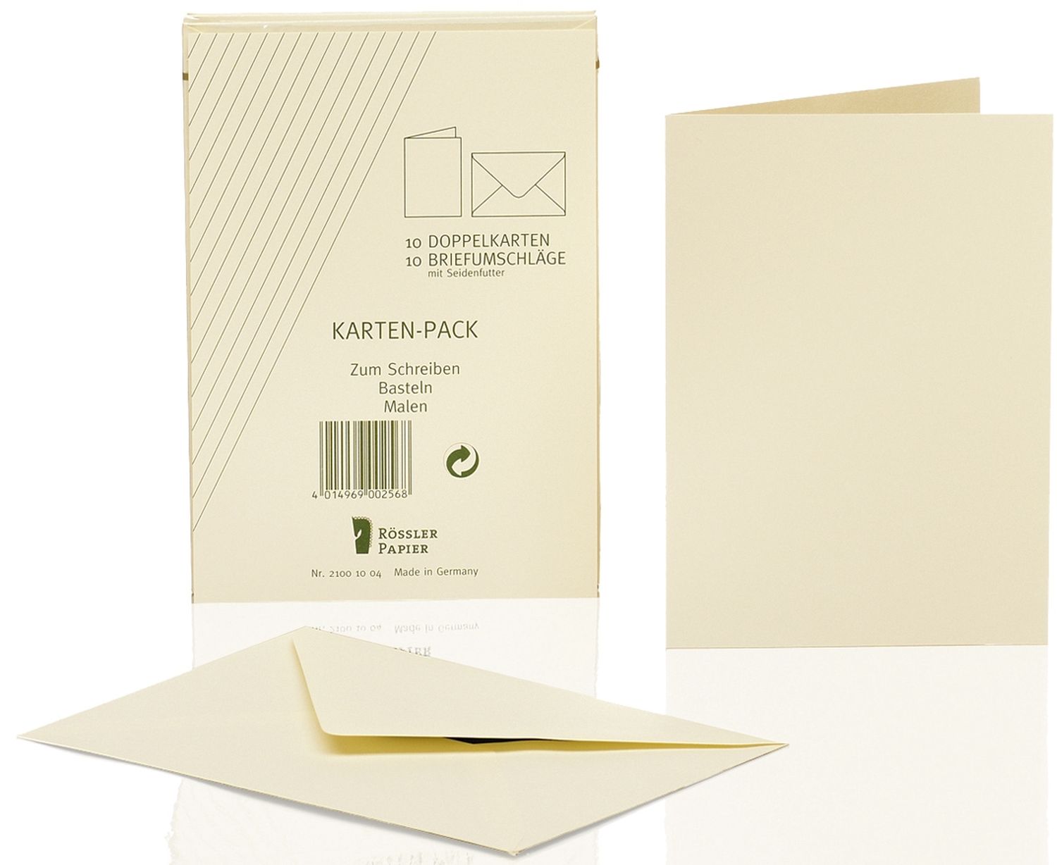 Kartenpackung - A6/C6, 10/10 Stück, chamois Kartenpackung - A6/C6, 10/10 Stück, chamois