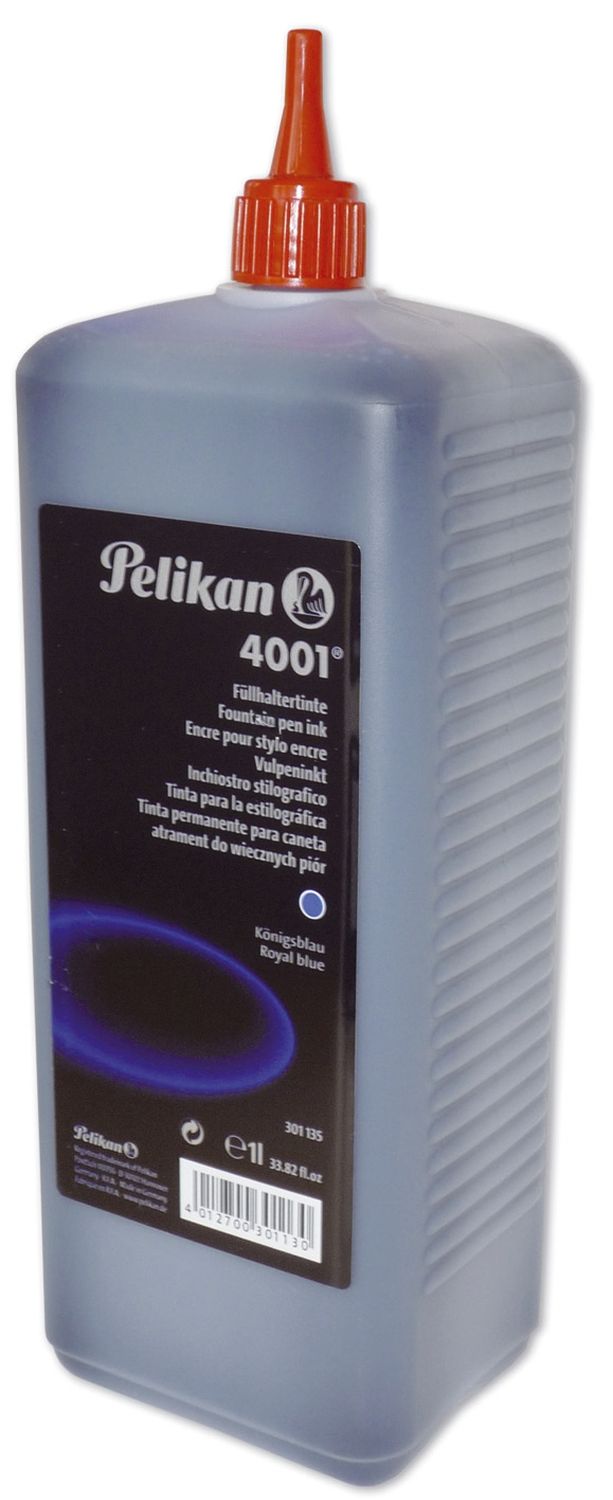 Tinte 4001® - 1000 ml Kunststoffflasche, königsblau Tinte 4001® - 1000 ml Kunststoffflasche, königsblau
