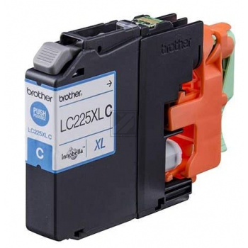 Original Tinte brother LC-225XLC, ca. 1.200 Seiten, cyan