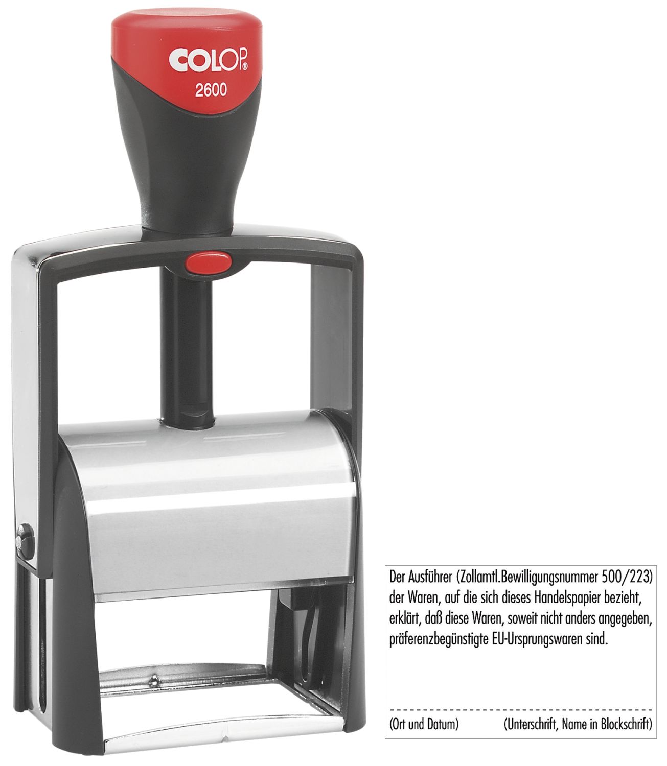 Classic Line 2600 - für max. 8 Zeilen, 37 x 58 mm Classic Line 2600 - für max. 8 Zeilen, 37 x 58 mm