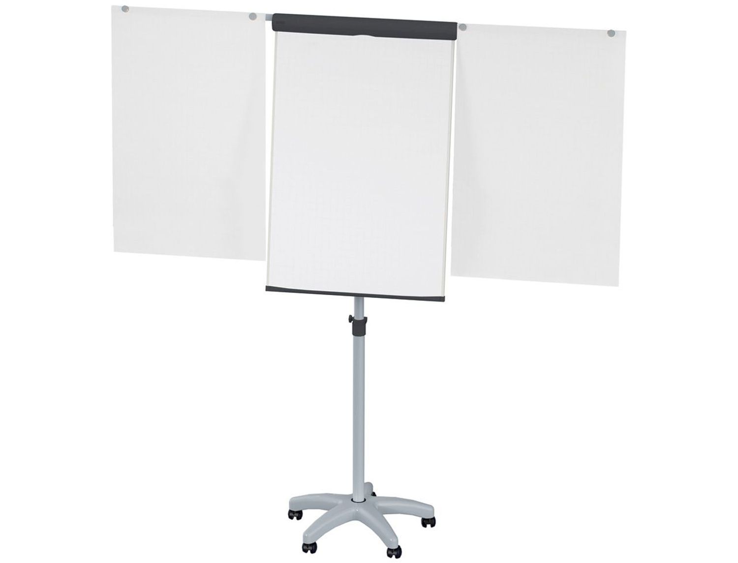 Flipchart standard Sternfuß - 66 x 97 cm, silber Flipchart standard Sternfuß - 66 x 97 cm, silber