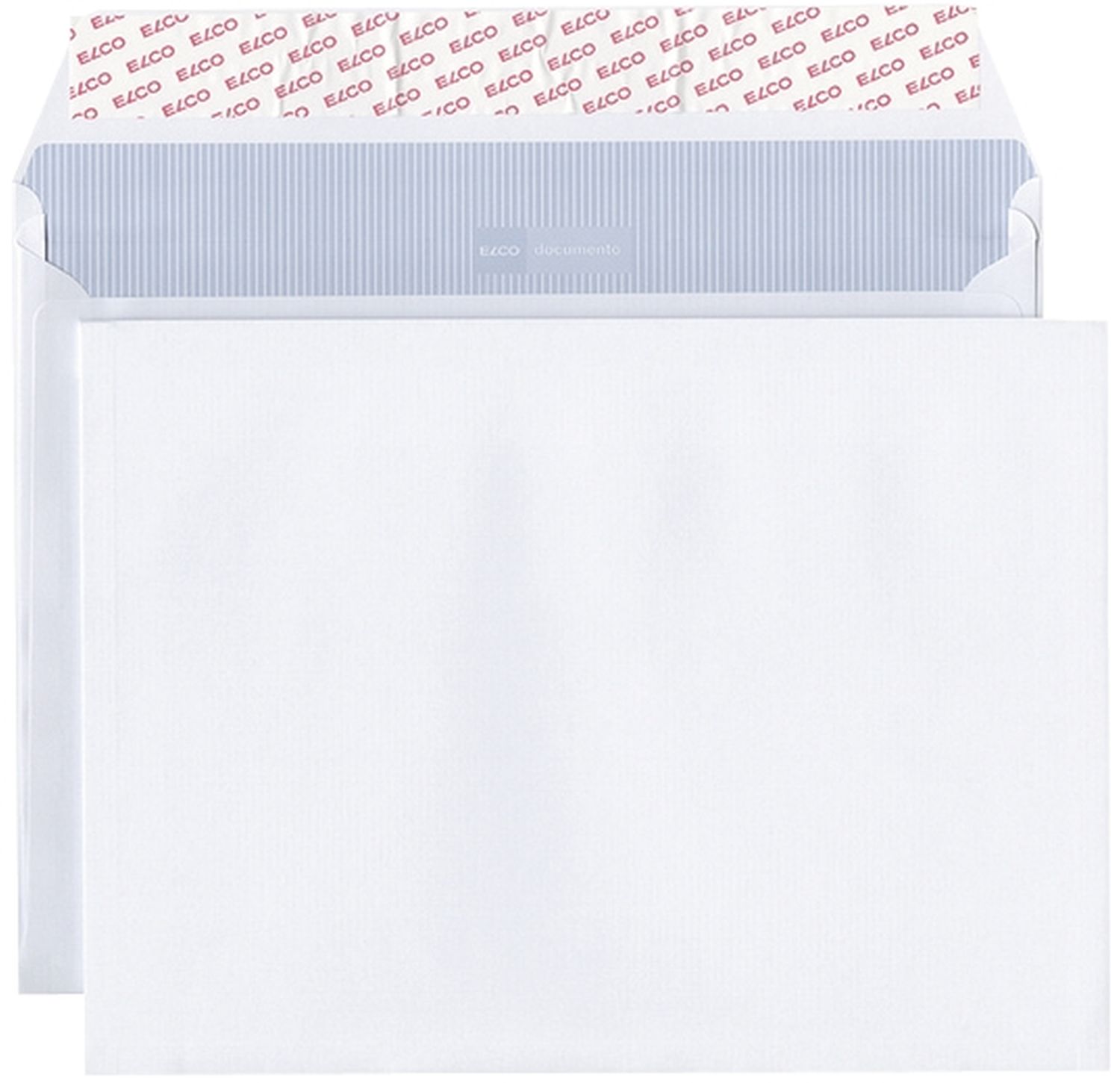 Faltentasche documento Elco 48683, C4 plus, weiß, 120 g/qm, ohne Fenster, Haftklebung, 20 mm Seitenfalte Faltentasche documento Elco 48683, C4 plus, weiß, 120 g/qm, ohne Fenster, Haftklebung, 20 mm Seitenfalte