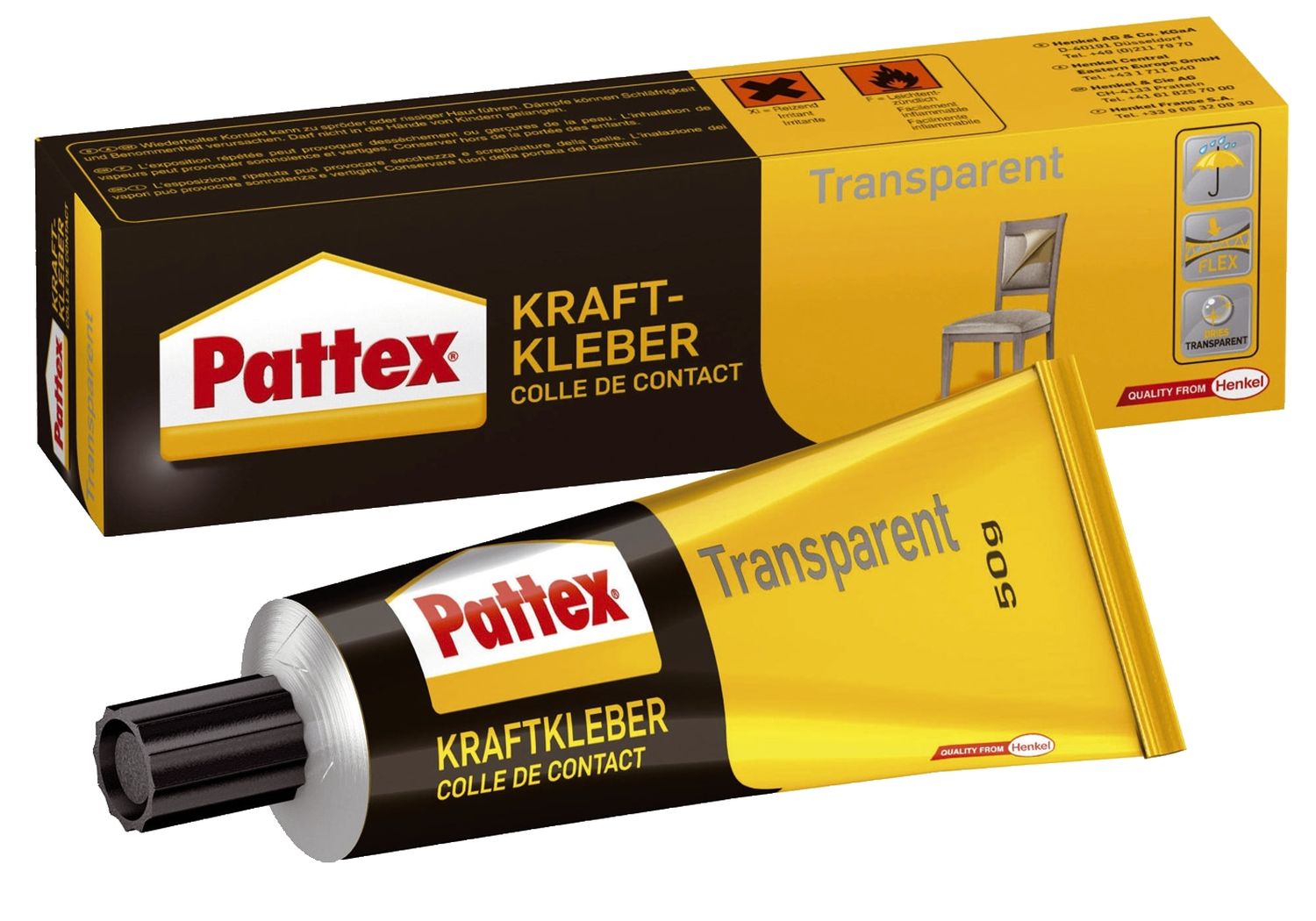 Kraftkleber transparent 50g