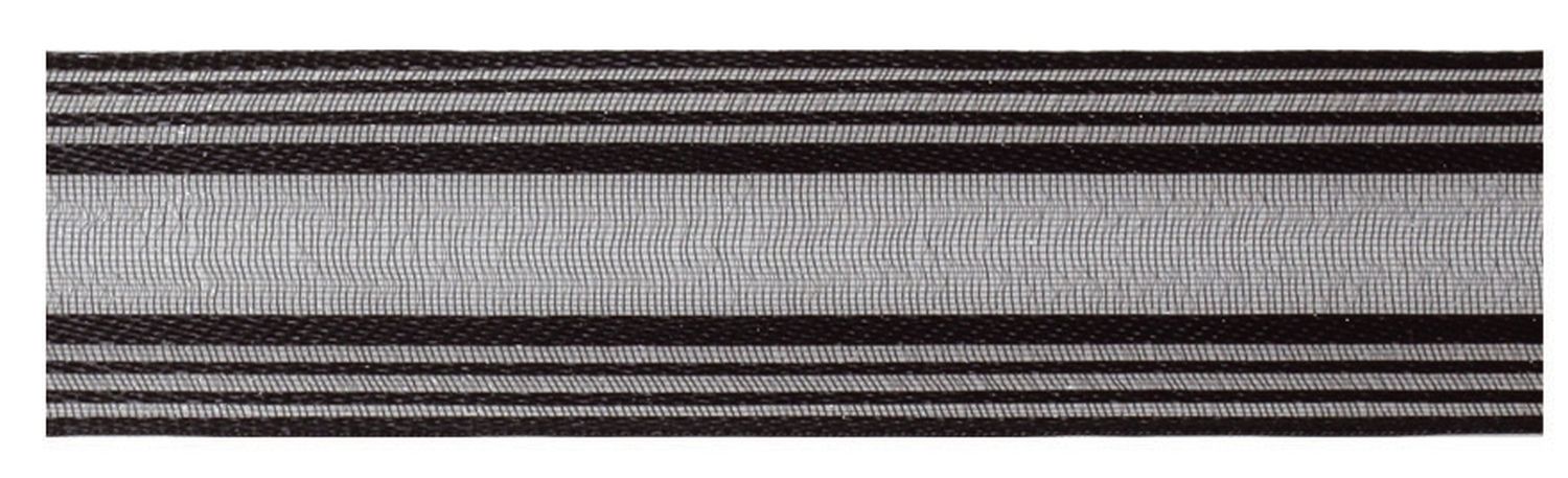 Zierband mit Draht Trauer - 40 mm x 20 m, schwarz Zierband mit Draht Trauer - 40 mm x 20 m, schwarz