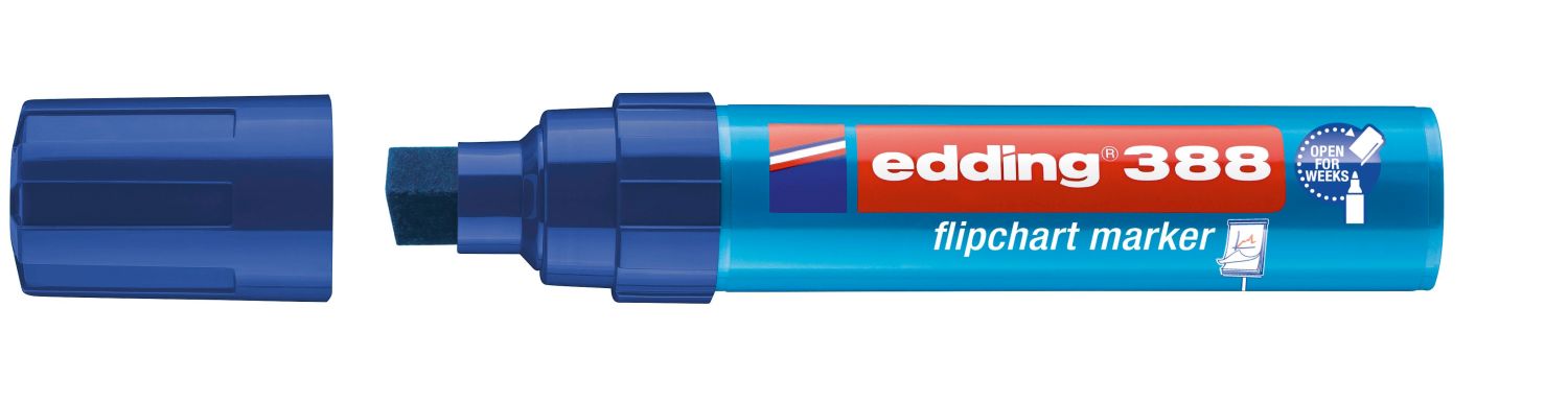 388 Flipchartmarker - 4 - 12 mm, blau 388 Flipchartmarker - 4 - 12 mm, blau
