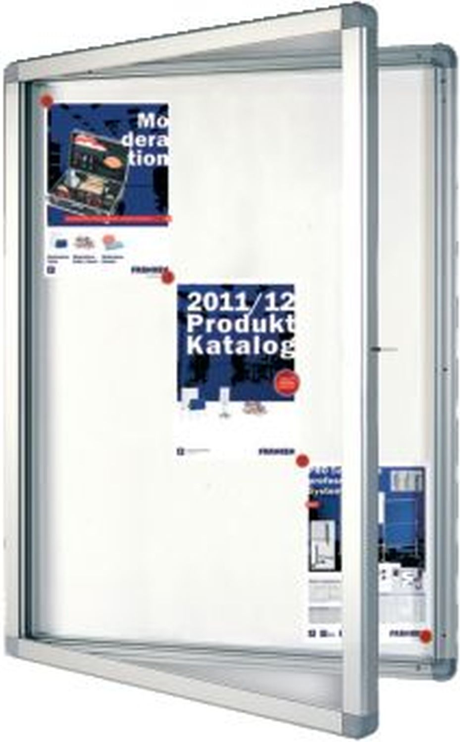 Schaukasten ECO Outdoor - 9x A4, 75 x 101,1 x 4,5 cm, weiß, magnethaftend Schaukasten ECO Outdoor - 9x A4, 75 x 101,1 x 4,5 cm, weiß, magnethaftend