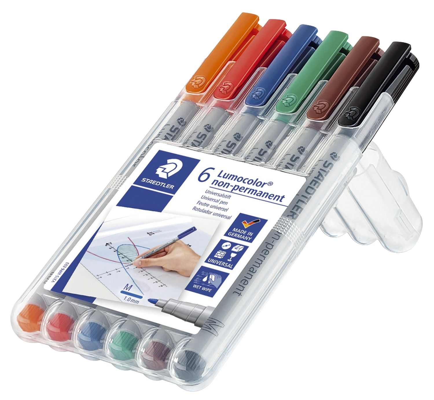 Feinschreiber Universalstift Lumocolor® - non-permanent, M, 6 Farben Feinschreiber Universalstift Lumocolor® - non-permanent, M, 6 Farben
