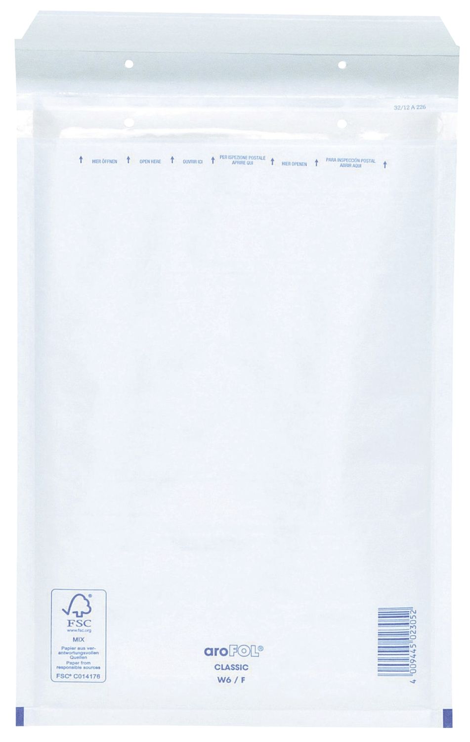 Luftpolstertaschen Nr. 6, 220x340 mm, weiß, 100 Stück Luftpolstertaschen Nr. 6, 220x340 mm, weiß, 100 Stück